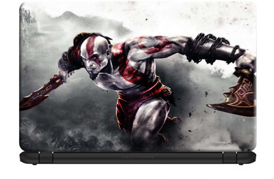 

100yellow God of War Gaming Laptop Skin Decal 15.6 Inch for Dell HP Acer Asus Lenovo PVC Vinyl Laptop Decal 15.6