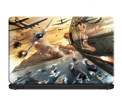 

100yellow Battlestations: Pacific Gaming Laptop Skins/Decal 15.6 Inch for Dell- HP- Acer-Asus- Lenovo PVC Vinyl Laptop Decal 15.6