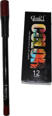 

Glam 21 Red Definer Standard Lip & Eye liner(Red)