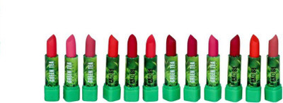 

ADS Green Tea Extract Lipstick Multicolor(pack of-12)(multicolor)