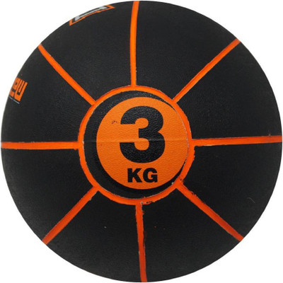 

Diablo Sturdy Medicine Ball(Weight: 3 Kg, Orange), Black orange