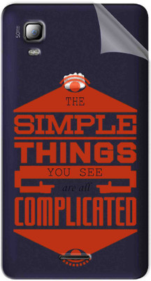 Snooky Soft Transparent Tpu Film For Micromax Canvas Doodle 3 A102 Simple Things Micromax Canvas Doodle 3 A102 Mobile Skin(Transparent)