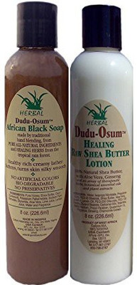 

Dudu Osum DuduOsum African Black Soap 8Oz & Healing Raw Shea Butter Lotion(236.59 ml)