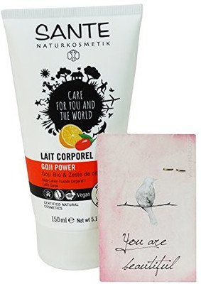 

Yumi Bio Shop Sante Goji Power Body Lotion With Goji Berries And Lime Vegan Gluten(150 ml)