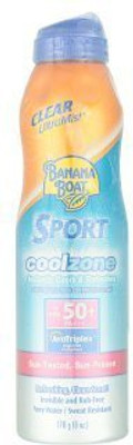 

Banana Boat Clear Ultramist Sport Coolzone Spf Pa Sunscreen Lotion(170 g)