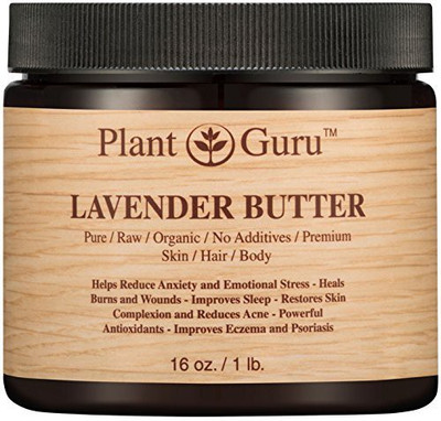 

Plant Guru Lavender Body Butter 100% Pure Raw Fresh Natural Cold Pressed Skin Body And Hair Moisturizer Diy Creams Balms Lotions Soaps(473.18 ml)