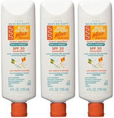 

Skin So Soft AVON Skin-So-Soft Bug Guard Plus SPF 30 Insect Repellent Lotion(118.3 ml)