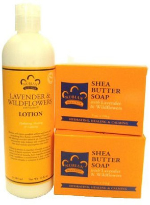 

Nubian Heritage Lavender And Wildflowers Soap And Lotion(384 ml)