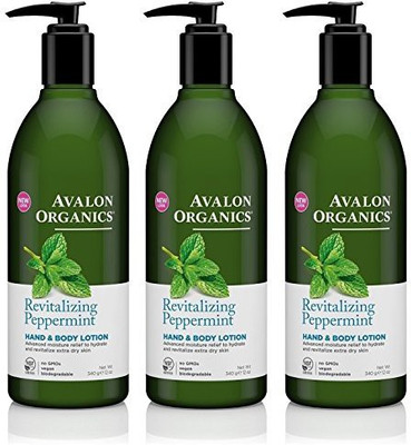 

Avalon Organics Peppermint Hand And Body Lotion, 12Ounce Bottle(360 ml)