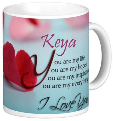 

Exoctic Silver Keya Love Romantic Valentine Quotes 006 Ceramic Mug(330 ml), Multicolor