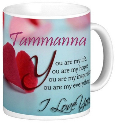 

Exoctic Silver Tammanna Love Romantic Valentine Quotes 006 Ceramic Mug(330 ml), Multicolor
