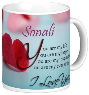 

Exoctic Silver Sonali Love Romantic Valentine Quotes 006 Ceramic Mug(330 ml), Multicolor