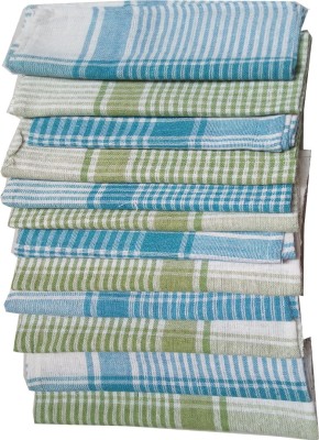 G S COLLECTIONS Duster cloth, multipurpose kitchen Roti napkin/cloth, table duster Wet and Dry Cotton Cleaning Cloth (18 x 18 in) Set of 12 Pcs Multicolor Napkins(12 Sheets) at flipkart