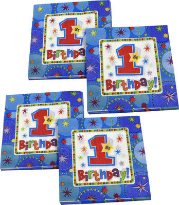 

Home-EZ HZ-PN-24133 Blue Napkins(80 Sheets)