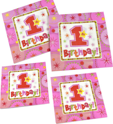 

Home-EZ HZ-PN-24140 Pink Napkins(80 Sheets)
