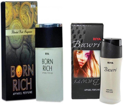 

Riya BORN RICH PERFUME 100 ML + BAWRI PERFUME 30 ML Eau de Parfum - 30 ml(For Men & Women)