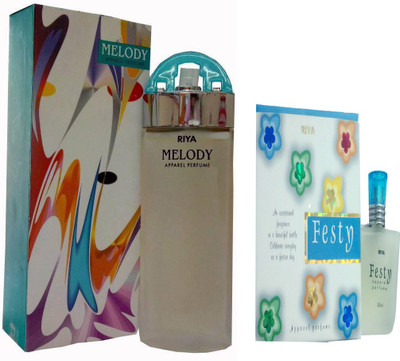 

Riya MELODY PERFUME 100 ML +FESTY PERFUME 30 M Eau de Parfum - 50 ml(For Men & Women)