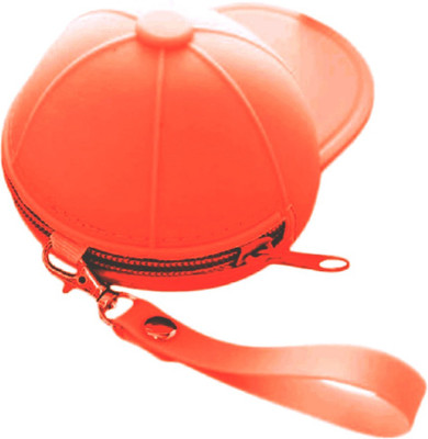 

Magnusdeal Baseball Cap Shape Silicone Purse Coin Purse(Red)