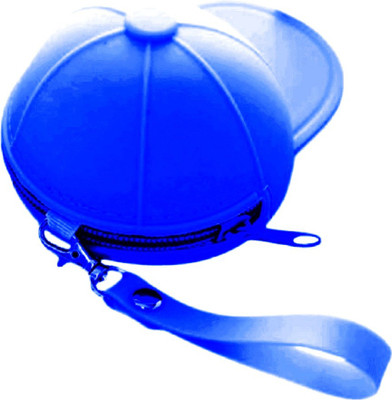 

Connectwide Baseball Cap Shape Silicone Coin Purse Coin Purse(Blue)