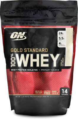 

Optimum Nutrition Gold Standard 100% Whey Protein(454 g, Vanilla Ice Cream)