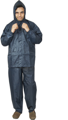 

New Era Newenglandpatriots Covered From Gusty Weather Reverseable Solid Men's Raincoat, Cosmic blue