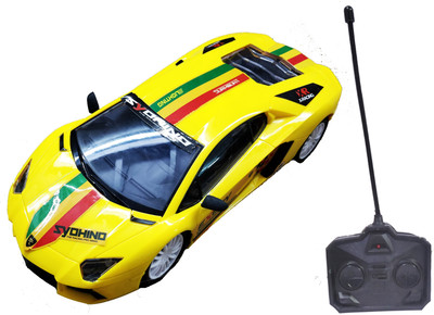 

Emob Fully Functional Super Sports Rally Remote Control Racing Car With Front Flashing Light(Yellow)