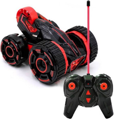 

AR Enterprises High Speed Shock Absorbing 5-Wheeled 6CH 2-sided 360° Rotating RC Tumbling Stunt Car With LED Lights(Red)
