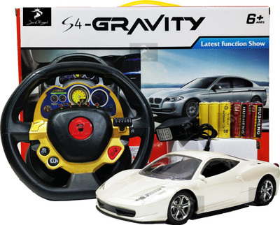 

Jack Royal S4 gravity induction hanging remote control car (white-ferrari)(Pearl White)