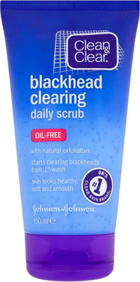 

Clean & Clear BLACKHEAD CLEARING DAILY SCRUB -contains a unique active Quick Break-up Complex to help fight blackheads from day 1 Scrub(150 ml)
