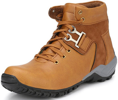 

Adiso Khaki casual party wear boots shoes for men's Boots For Men(Khaki