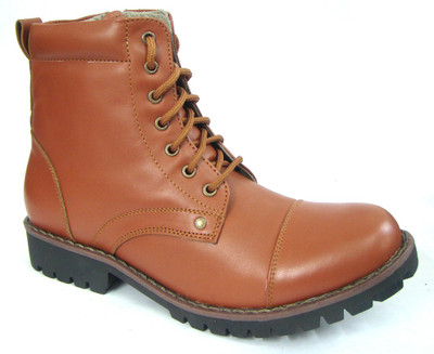 

ASM Pure Leather Boots/Shoes For Police Boots For Men(Brown, Tan