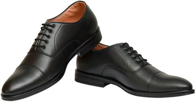 

HOSF Mens Formal Black Lace Up For Men(Black