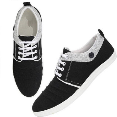 

UrbanwhiZ Fan Canvas Shoes For Men(Black