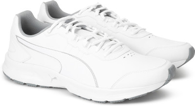 

Puma Descendant v4 SL Running Shoes For Men(White, Puma white-puma silver