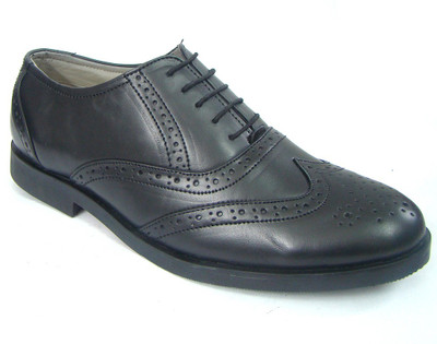 

ASM Pure Leather Formal Black Brogue Shoes Brogues For Men(Black