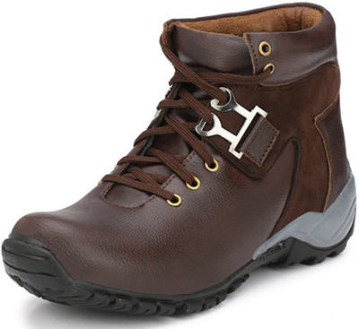 Adiso Brown casual party wear boots shoes for men's Boots For Men(Brown