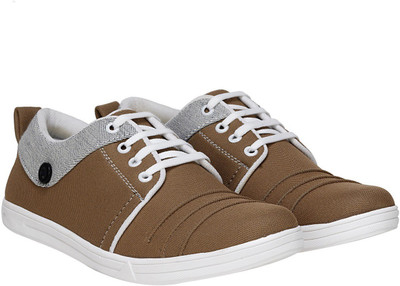 

UrbanwhiZ Fan Canvas Shoes For Men(Brown, Tan