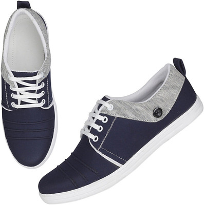 

UrbanwhiZ Fan Sneakers For Men(Blue, Grey