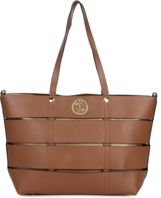 

Carlton London Women Casual Tan PU Sling Bag