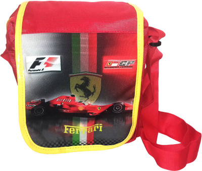 

KIDOZ KINGDOM Boys & Girls Casual Red Polyester Sling Bag