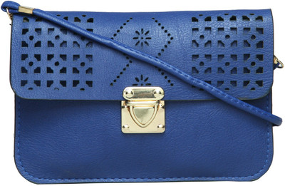 

Shopharp Women Casual Blue Polyester Sling Bag