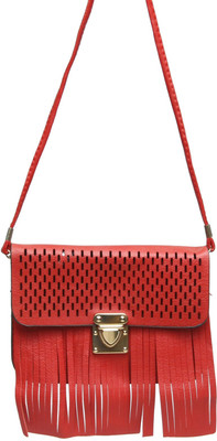 

Shopharp Women Casual Red Polyester Sling Bag