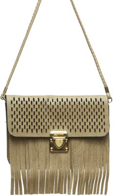 

Shopharp Women Casual Beige Polyester Sling Bag