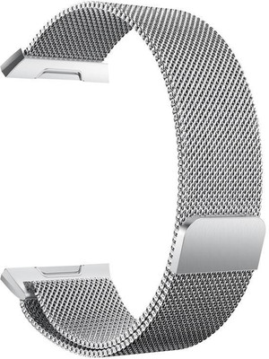 

Higar STAINLESS STEEL MILANESE LOOP STRAP WITH MAGNETIC LOCK - SILVER Smart Watch Strap(Silver)