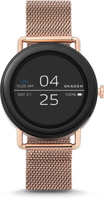 

Skagen Skagen SKT5002 Rose Gold Smart Watches Black Smartwatch(Pink Strap Free Size)