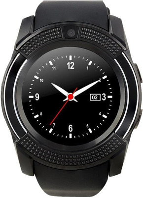 

Estar Smsng Galaxy Round (BLACK) Compatible Certified Bluetooth Smart Watch V9 Wrist Watch Phone with Camera & SIM Card Support New Arrival Best Selling Premium Quality with Apps like Facebook / Whatsapp / QQ / WeChat / Twitter / Time Schedule / Read Mess