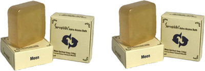 

Sarvsiddhi Meen Astro Aroma Bath Natural Handmade Soap Set Of 6(125 g, Pack of 6)