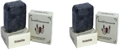 

Sarvsiddhi Virishchika Aroma Bath Natural Handmade Soap Set Of 6(125 g, Pack of 6)