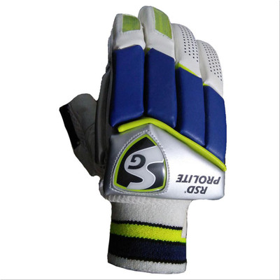 

SG RSD Prolite Batting Gloves (Men, Blue, White, Silver), Blue;green;silver;white