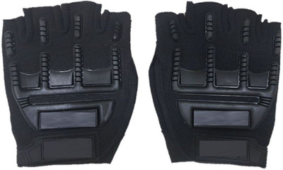 ACCESSOREEZ BLACK GLOVES Driving Gloves(Black)